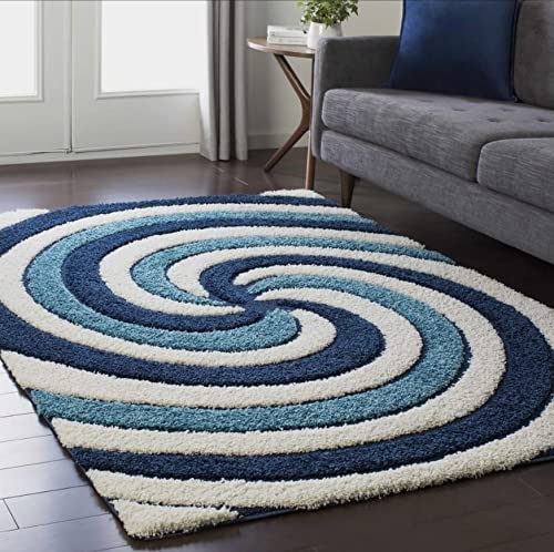 Image of Handmade Shaggy Pure Microfiber Smooth & Anti-Skid Carpets for Bedroom & Living Room, 2 inch Thickness Size- 6X8 Feet