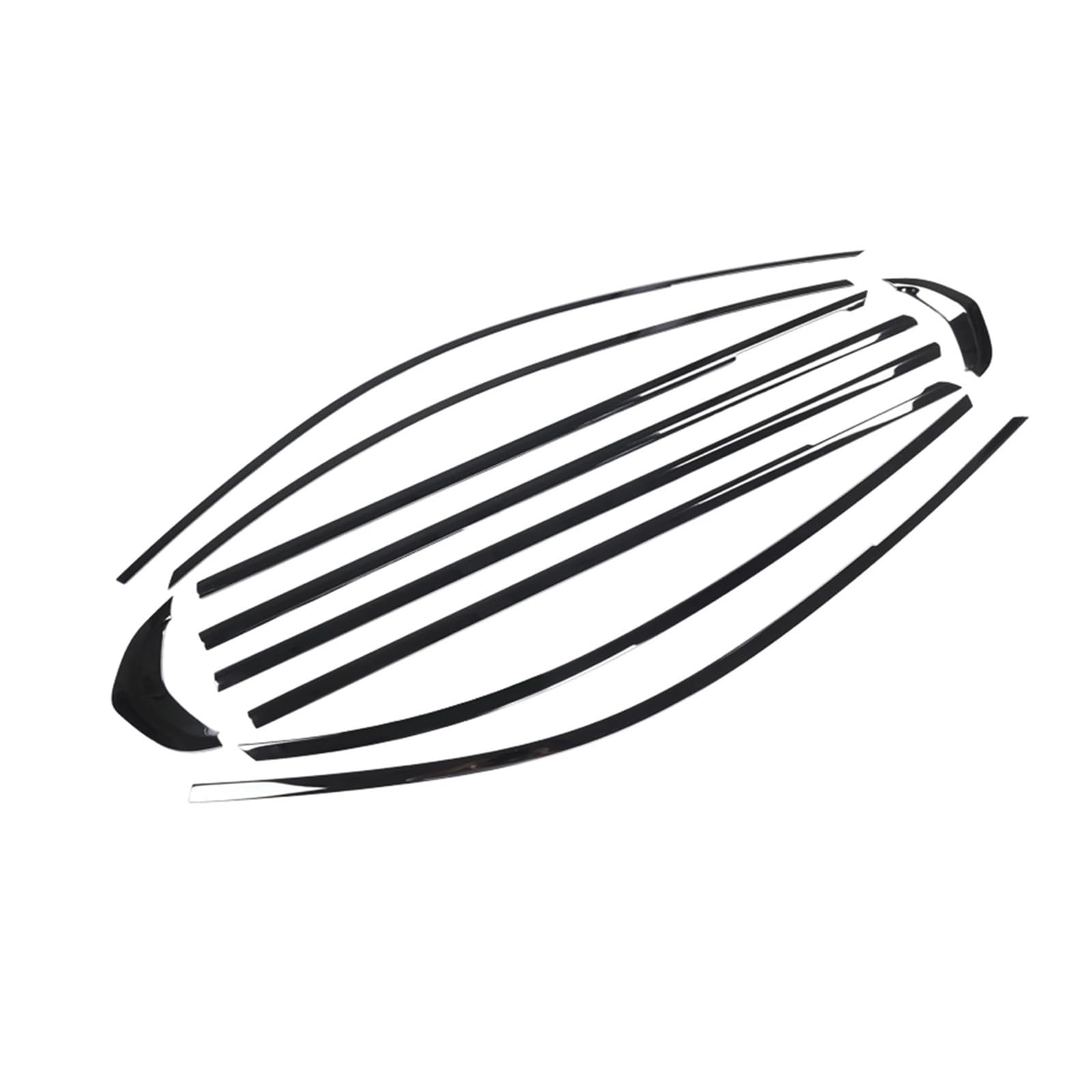 Sifusm One Color Rubber Seal For Bmw 3 Series G20 G28 330I 2019-2023 Sedan 4-Door Exterior Window Trim Cover Seal Weatherstrip Decorative Strip Titanium Black Strip