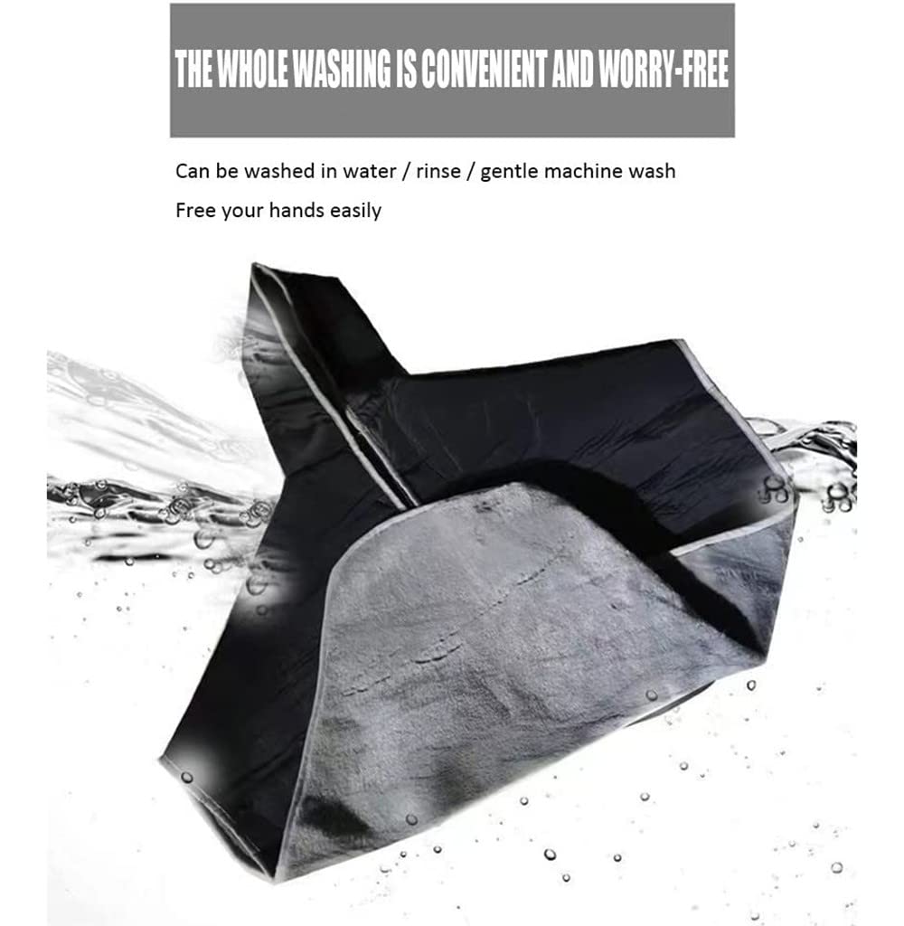 Poncho impermeable para silla de ruedas con cremallera y capucha, manta para adultos para calidez y protección, accesorio para silla de ruedas para uso en exteriores