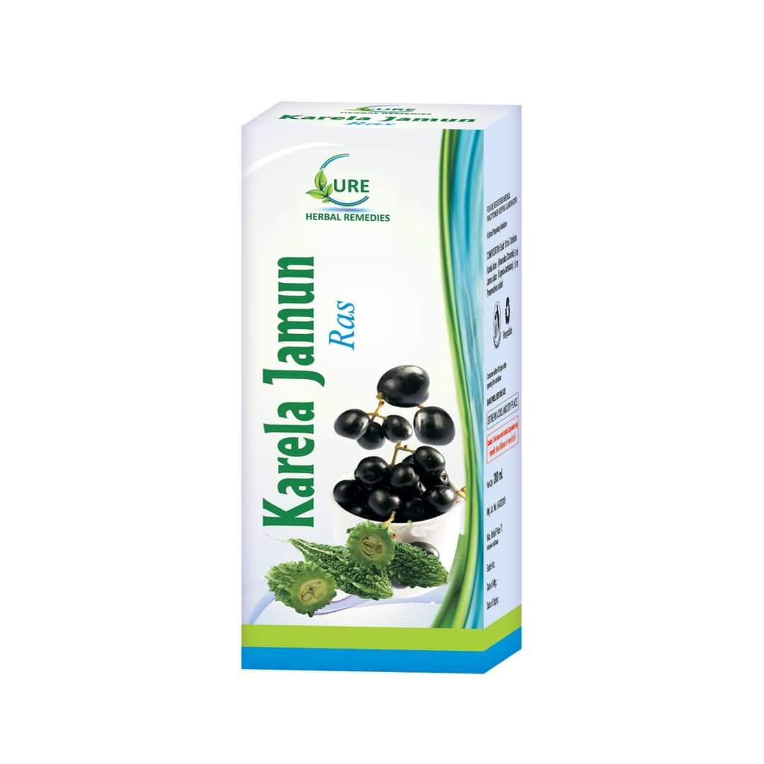 CURE HERBAL REMEDIES Karela Jamun Juice 200ML
