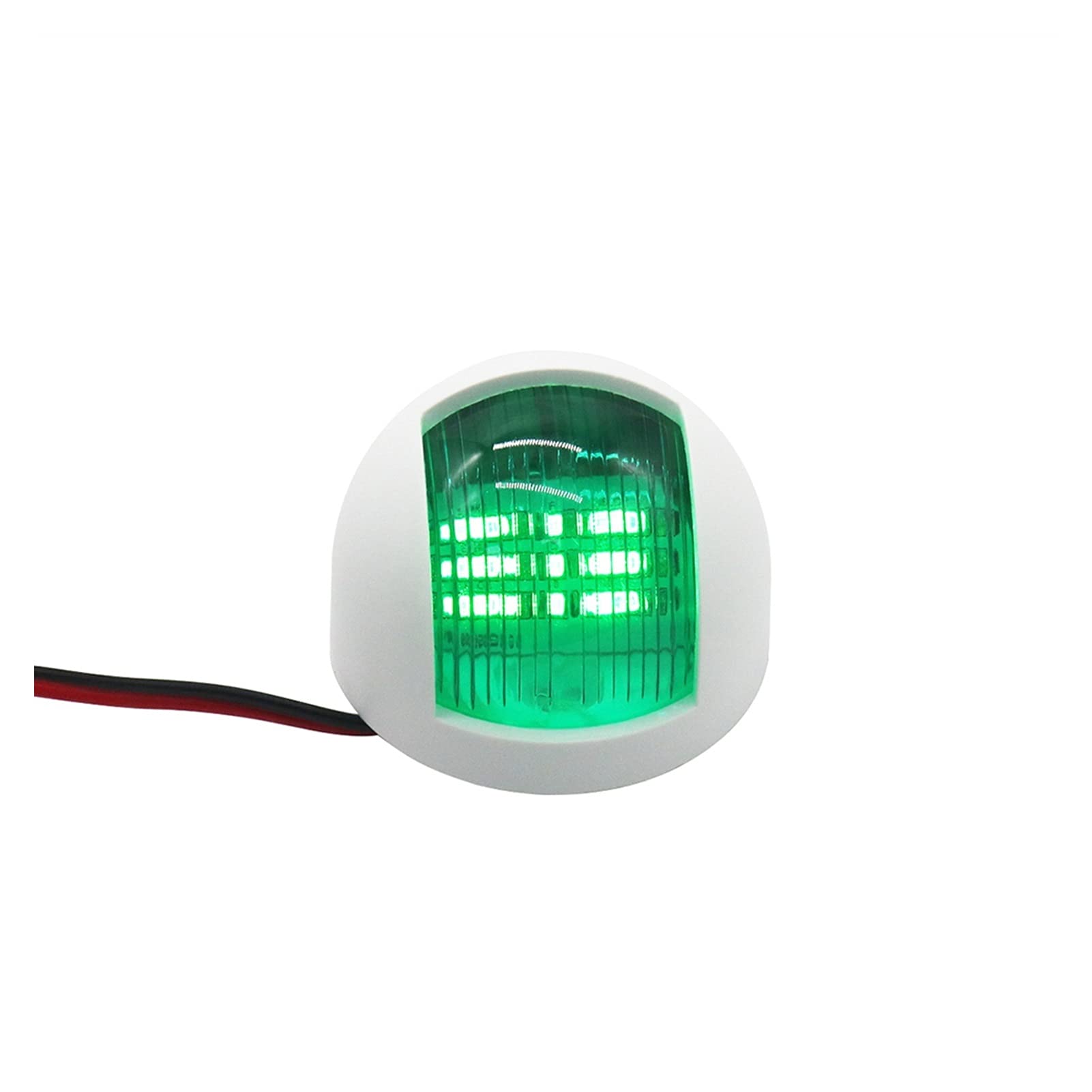 Luci di Navigazione GUIDATO Lampada per Navigazione Marina Arco emisferico Pontoon Pontoon Skiff Boat Barca di Alimentazione Segnale di Avvertimento Lampada per Barca Marina