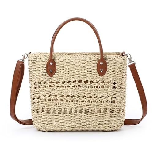 7VSTOHS Bolsa de Bandolera de Paja Mujeres, Verano Totes de Playa Ratán a Mano de la Armadura de Crossbody Para Estilo Boho Para Viajes, Fechas y Vacaciones | Ya disponible en tu tienda friki favorita! En mundofriki.es! 7VSTOHS Bolsa de Bandolera de Paja Mujeres, Verano Totes de Playa Ratán a Mano de la Armadura de Crossbody Para Estilo Boho Para Viajes, Fechas y Vacaciones | Ya disponible en tu tienda friki favorita! En mundofriki.es!