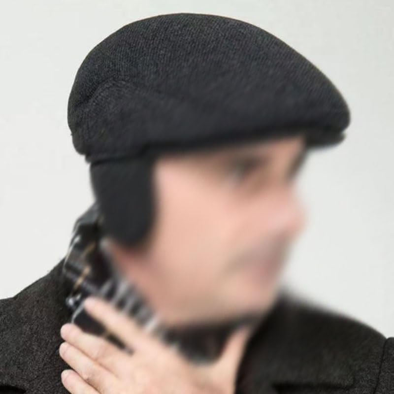 Middle Aged Elderly Men's Hats Winter Duck Tongue Large Size Outdoor Warmth