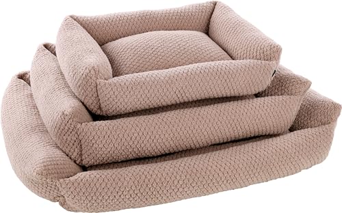 Panier lavable et dehoussable Flamingo rectangulaire taupe 65cm - 3