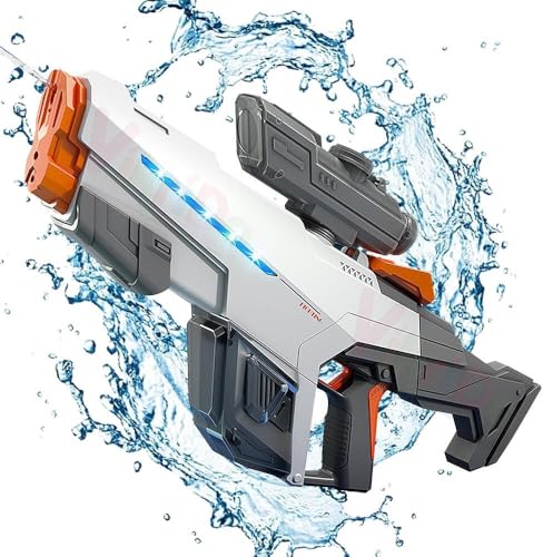 Image of VikriDA Electric Automatic Rechargeable Water Gun Pistol WG-2307 High Pressure Water Blaster for Kids Beach, Pool & Outdoor Summer Toy