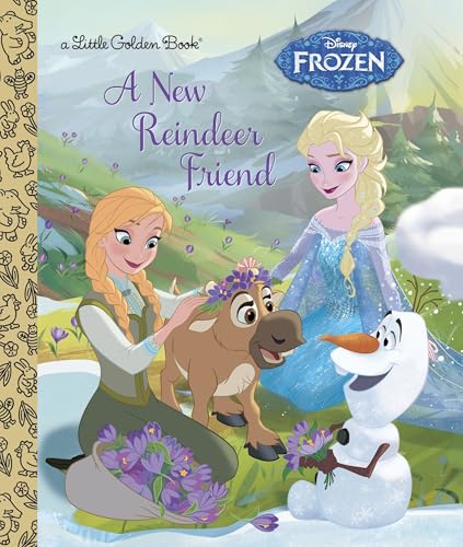 A New Reindeer Friend (Disney Frozen) (Little Golden Book) image 2