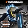 GEVEELIFE Buffer Polisher, 6 Inch/7 Inch 1600W Rotary Car Buffer Polisher Waxer, 7 Variable Speed 1000-3500 RPM, Detachable Handle for Car, Boat Sanding, Polishing, Waxing #2