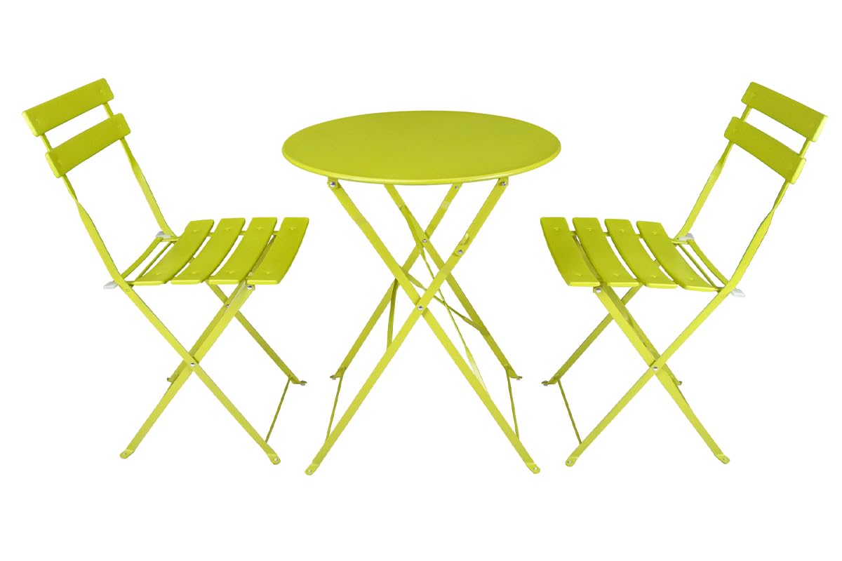 SAMIRA Set Tavolo e Sedie da Giardino Pieghevoli Esterno Mod. Positano