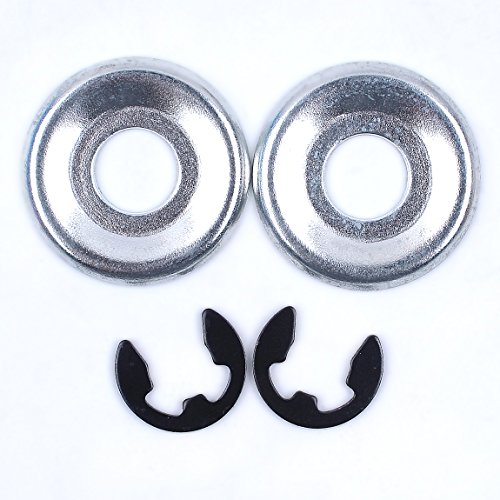 Haishine 2set Rondelle d'embrayage et Clip pour Stihl MS170 MS180 MS210 MS230 MS240 MS250 MS260 MS360 Tronçonneuse Cover