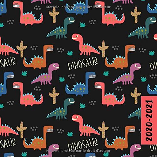 Télécharger 2020-2021: Droles de dinosaur Agenda scolaire 2020-2021 (Septembre 2020/Juin 2021) pour étudiants, Livre PDF Gratuit