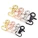 noyin 20/22mm Swivel Clasps Claw,Rose Gold Spring Swivel Hook Dog Hook,Lobster Clasp Purse Bag Handbag Clasp,Strap Purse Clip,Key Ring Clasps 6pcs (Silver, 22mm)