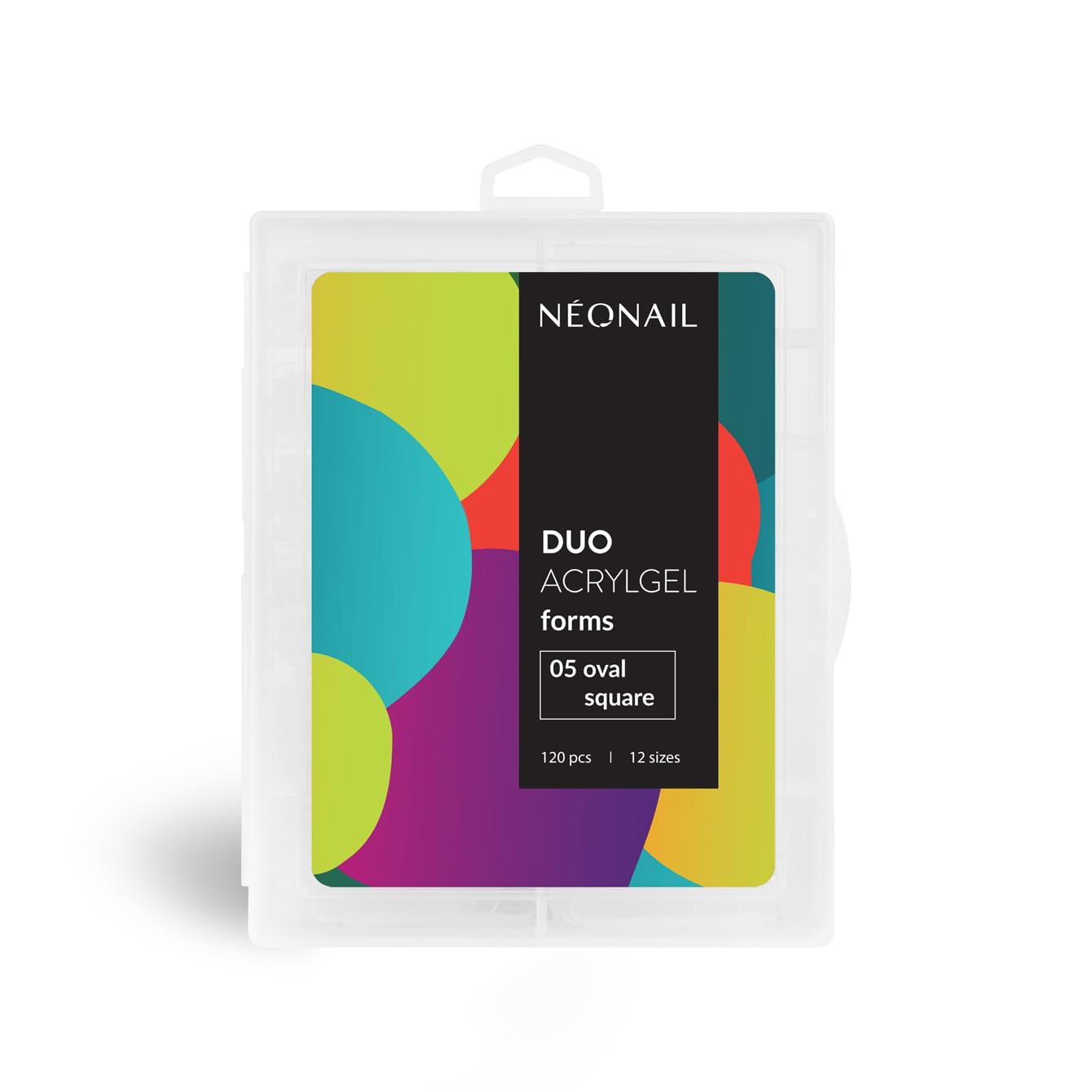 Neonail Popits Duo Acrylgel Capsules - False Nails Capsule Nails Popit Nail - Popits for Nails - False Nail UV Gel Nail Extension - 05 Oval Square - 120 Pieces