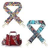 ✨【Moda retro】 Los tirantes de los bolsos de mano están hechos a mano tejiendo, con patrones exquisitos y estilo étnico retro. Combina fácilmente con la mayoría de tus bolsos, dándoles un toque elegante y sofisticado.