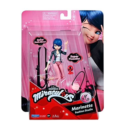 BANDAI, Ladybug, Figuras de Acción de Muñeca articulada Miraculous Ladybug, Marianette P50402, Multicolor