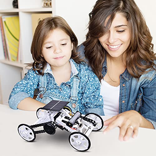 Stem Toy 4Wd Car Diy Climbing Vehicle Motor Car Educational Solar Powered Car Engineering Car For Kids&Teens, Science Building Toys, Gifts Toys For 6-12 Year Old Boys Girls #TOP4