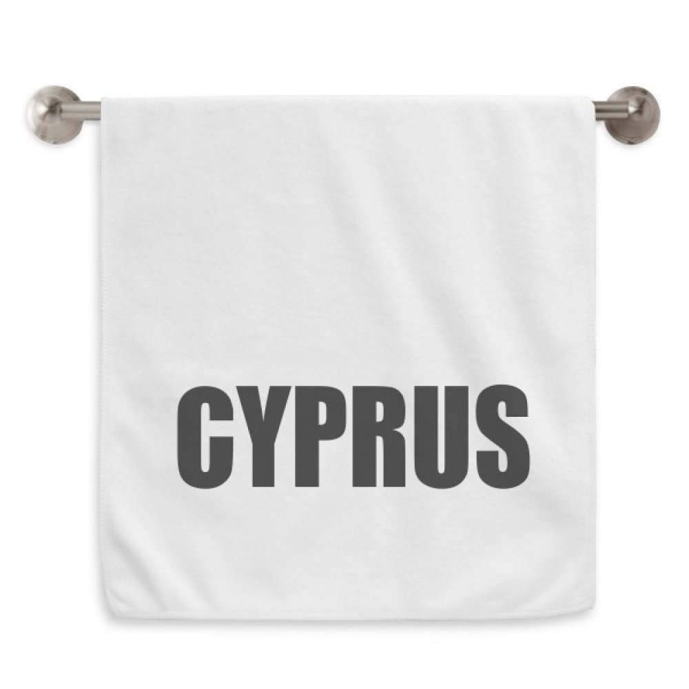 Serviette essuie-mains Chypre diadème noir blanche 13x29"