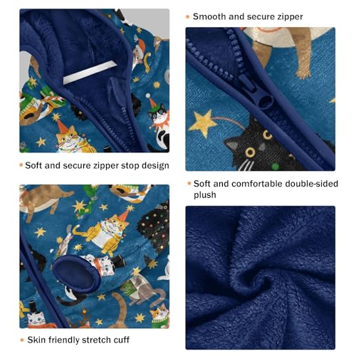 Dino on A Skateboard Girls Fleece Jacket Girls Fall Jacket Girls Zip Up Hoodie Girls Sherpa Jacket 2-10T3