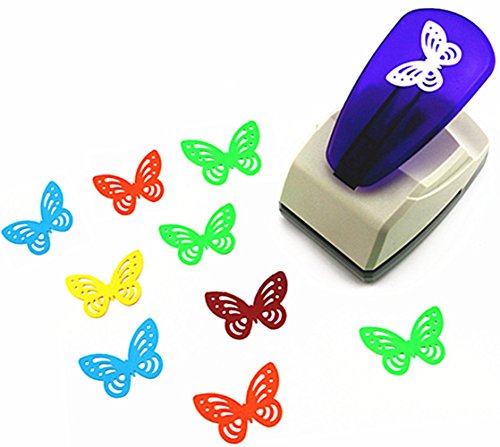 TECH-P® Creative Life Crafts Engraving Hole Punch 2-Inch -DIY Paper Punch for Card Scrapbooking Craft Punch Embossing Border School Supplies. (Butterfly-1)