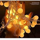 Amplia aplicación: es el complemento perfecto para vacaciones u otras ocasiones especiales. Decora tu jardín, porche, dormitorio, puerta o incluso banquete con luces de cadena. Agrega una hermosa luz a tu vida.