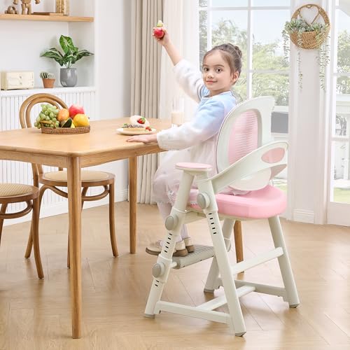 Cadeira de estudo ergonômica infantil, cadeira de mesa infantil a...