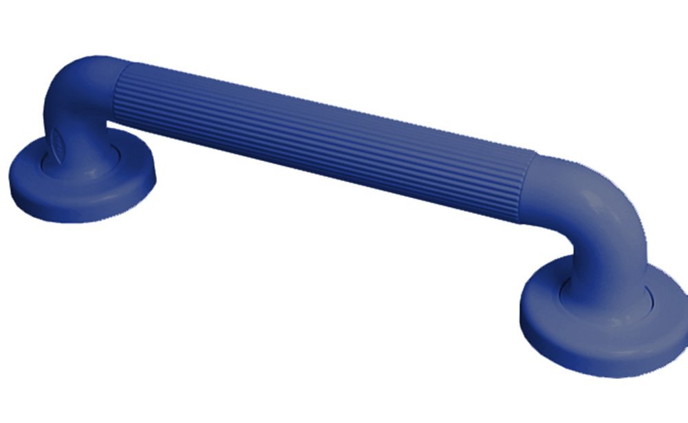 NRS HealthcarePlastic Fluted Grab Rail - 30 cm (12 inch) Blue