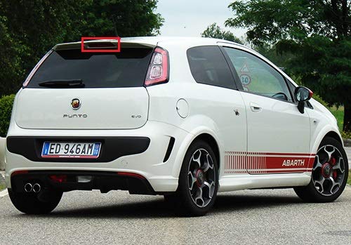 NSLUMO Troisième Feu Stop LED Rouge Pour Lave-glace Arrière Compatible Avec Fiat Punto Grande Ab.arth Evo OEM 2122000407