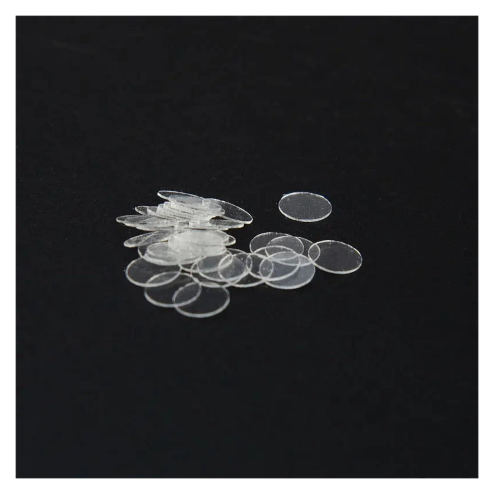 3 mm, 4 mm, 5 mm, 6 mm, 8 mm, runde Mikroskop-Objektträger-Abdeckgläser, leere Objektträger, Deckglas, Dicke 0,13–0,17 mm, 100 Stück(3mm)