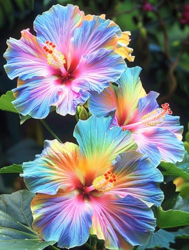 35+Perennial Hibiscus Flower Seed for Planting Outdoor Tropical Garden Non-GMO Heirloom