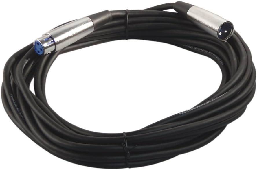 Your Cable Store 25 Foot XLR 3 Pin Microphone Cable