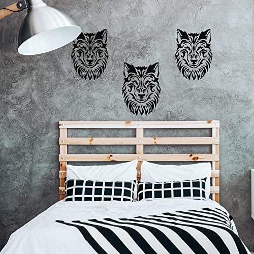 FINGERINSPIRE Wolf Stencil 21x29.7cm Large Drawing Stencil Wolf Head Template Reusable Plastic PET Drawing Template for Painting Crafts Wall Floor Tile Wood Decor - Image 4