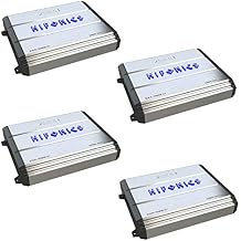 Hifonics Zeus 1800-Watt Max Class D Monoblock Car Audio Amplifier 4 Pack