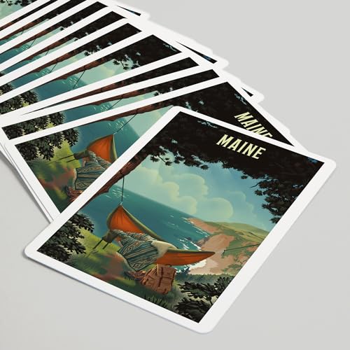 Lantern Press Baraja Poker 52 Cartas Talla Estándar miniatura 5