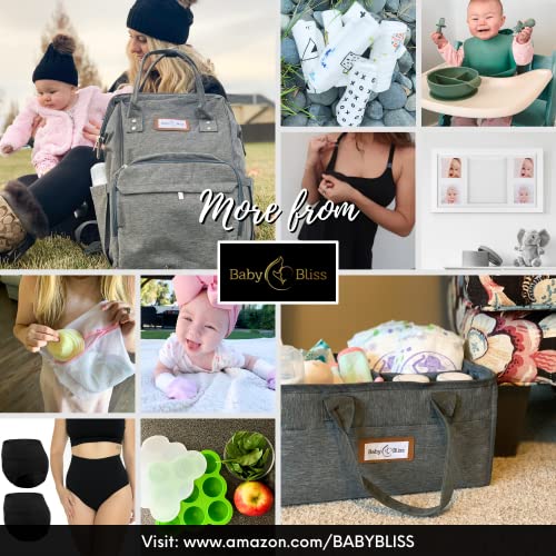 image for BABY BLISS Bamboo Baby Carrier Wrap for Newborns and Toddlers up to 35