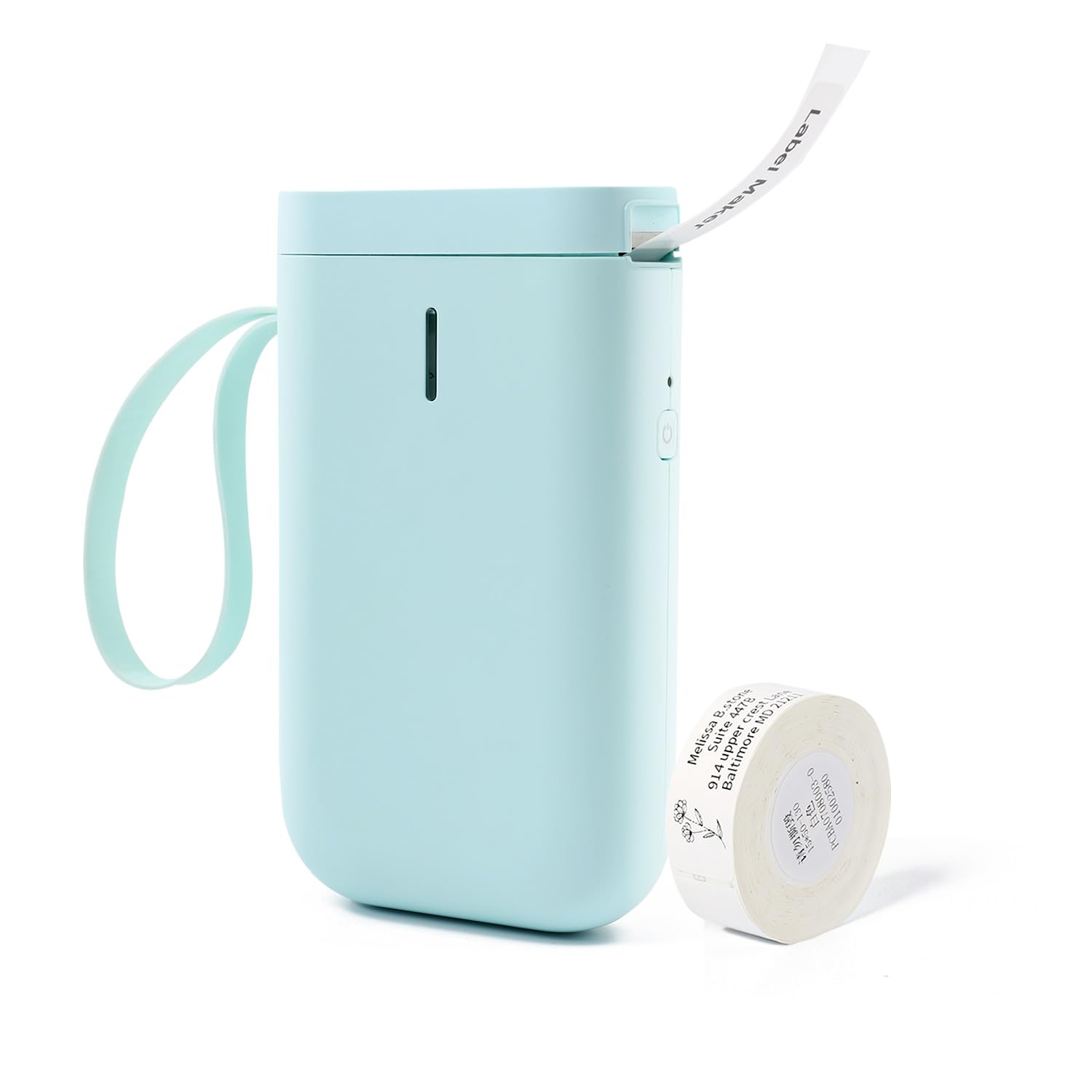 LMASBLTER Label Maker Machine with Tape D11 Portable Bluetooth Handheld Label Printer Included Multiple Templates Available for Phone Pad Easy to Use Home Office Organization USB Rechargeable-Green