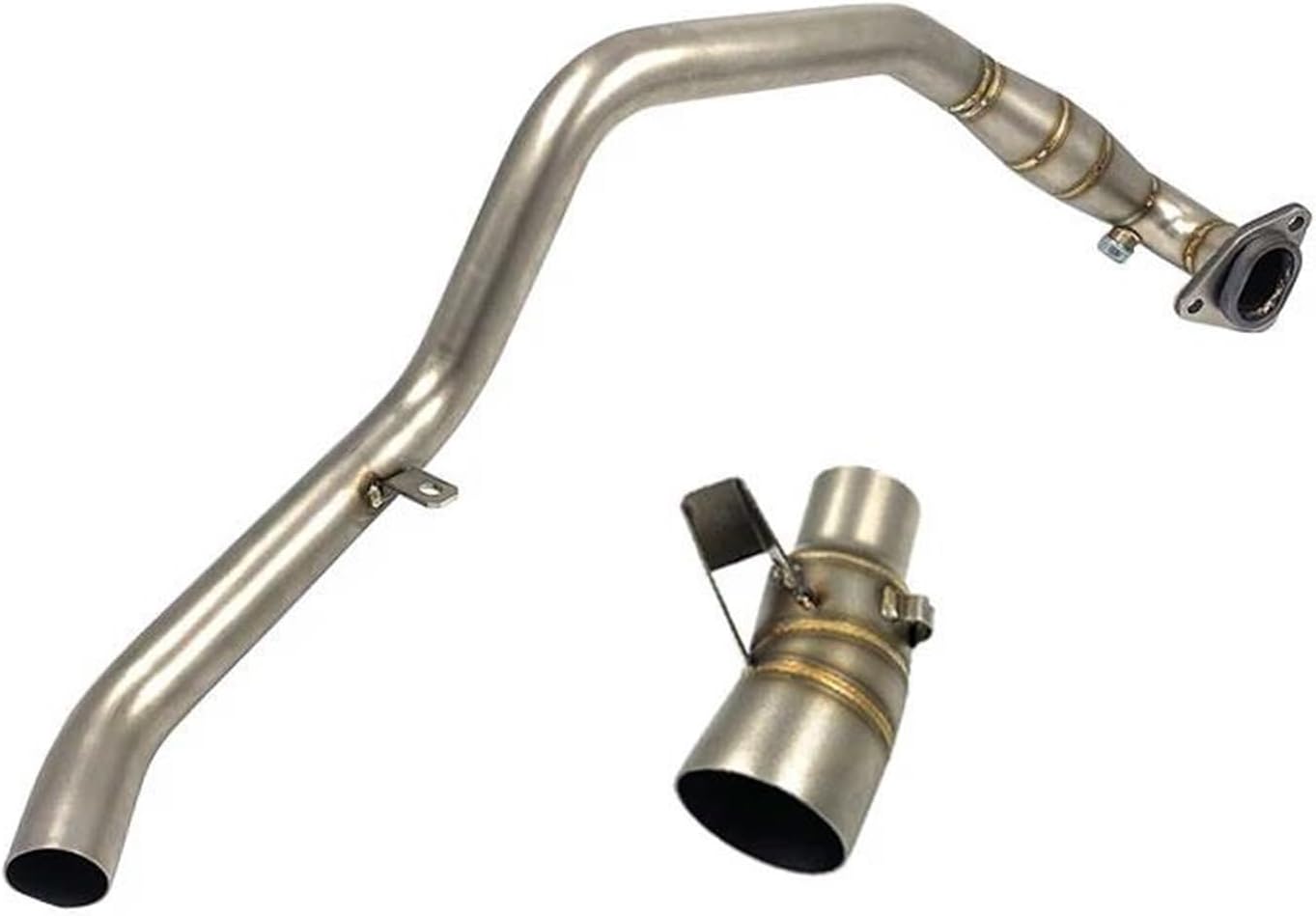 Motorcycle Exhaust Pipe Slip On Motorcycle Exhaust Pipe Tube Header Front For XADV750 2017-2021 2022 (Style 3)