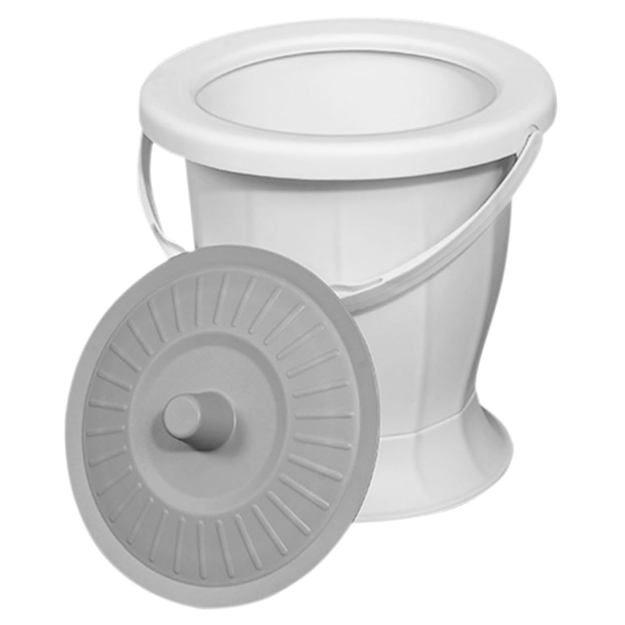 GALPADA Portable Potty Training for Boys and Girls Chamber Pot Lid Plastic Urinal Small Spittoon for Elderly Easy to Clean for Home Use