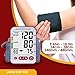 Digital High Blood Pressure Monitor for Home Use, Automatic Readings for Upper Arm Fit, Records Data for up to 2 Separate People, BP Cuff Machine Large