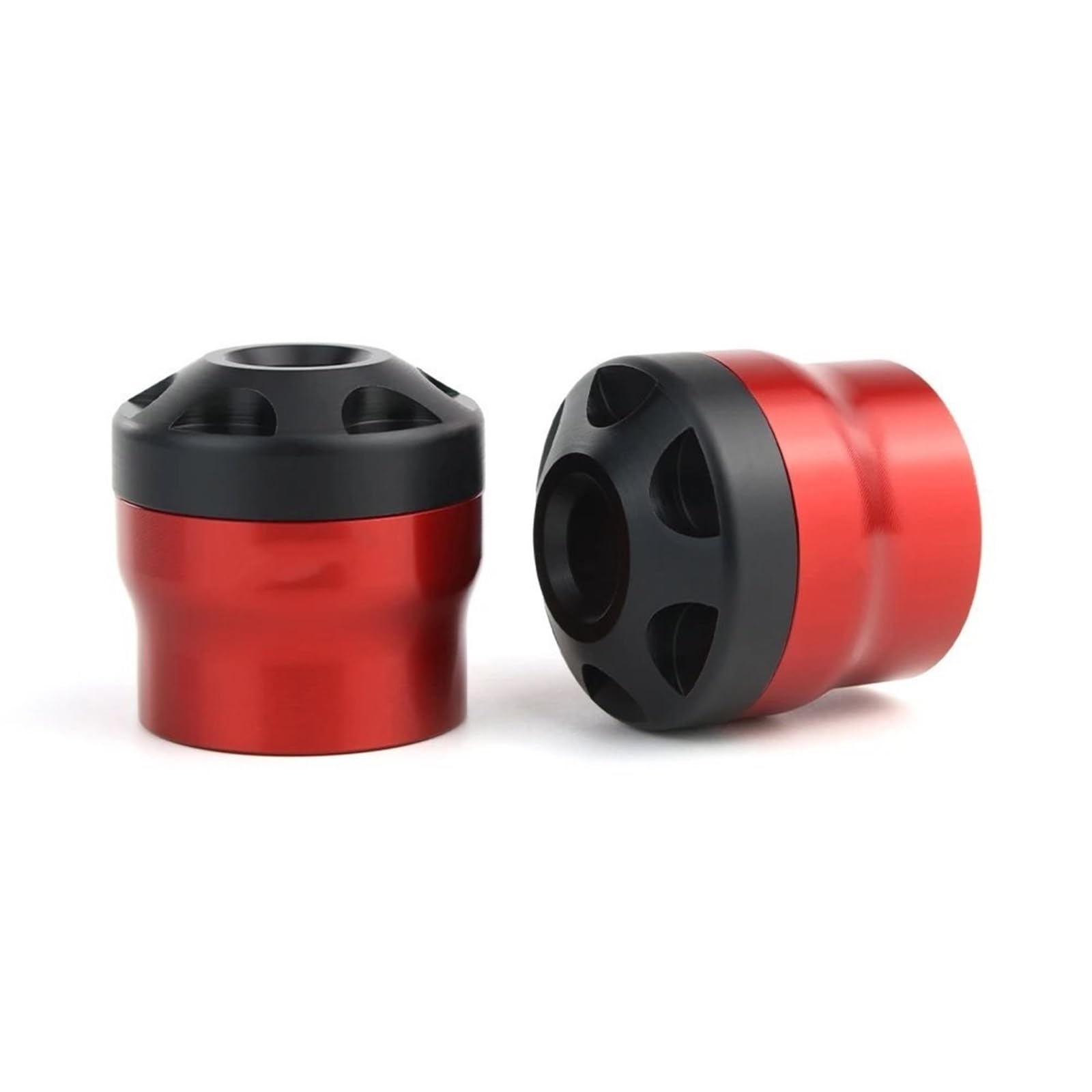 Motorcycle Frame Sliders Compatible With For Ninja 300 2013-2023 For Ninja 400 2018-2024 Motorcycle Front Or Rear Wheel Axle Fork Crash Sliders Frame Sliders(Red,Front)