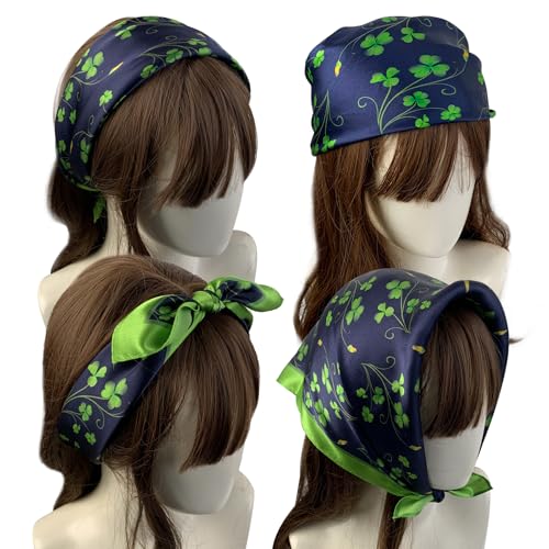 100% Mulberry Silk Square Light weight Hair Scarf Satin 21" Women's Fashion Head Scarf Wraps With Gift Packed4