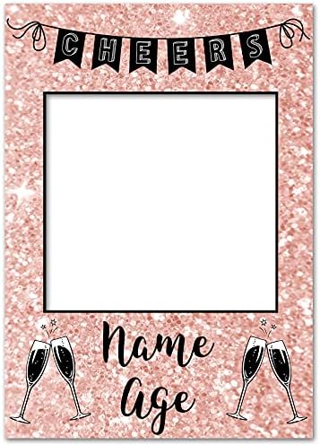 1 x 6FT Large Banner | Happy Birthday Personalised Birthday Banners | 21st 50th 60th 40th 16th 70th 30th 80 18th | Birthday Decorations Birthday Banners | Black Gold Print