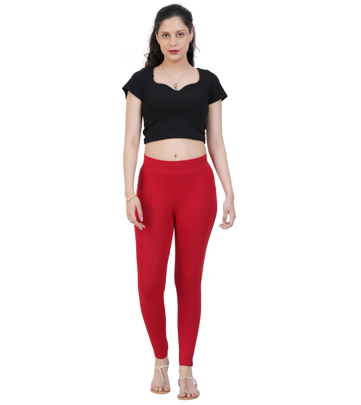 karelex Ankle Length Leggings Red-picture-13