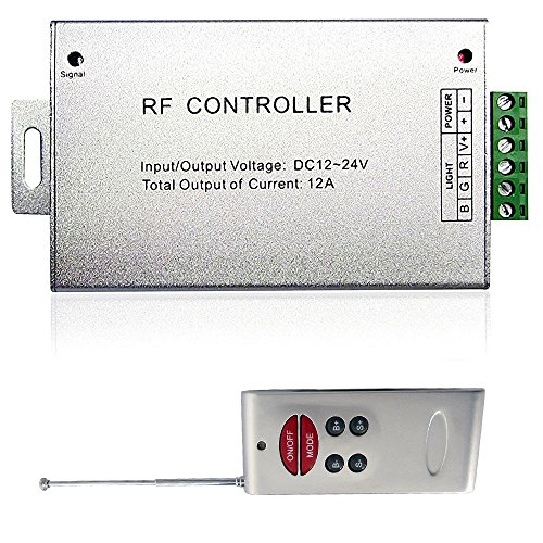 Genssi Music Sound Sensitive Wireless RGB LED Strip Light Controller 144W