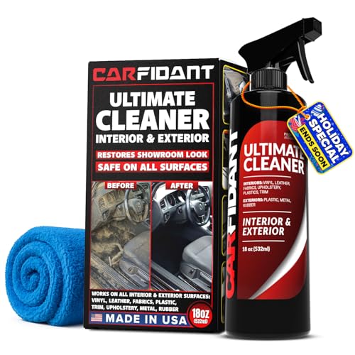 Carfidant Ultimate Cleaner – Car Seat Cleaner & Stain Remover, Upholstery & Interior Cleaner for...*