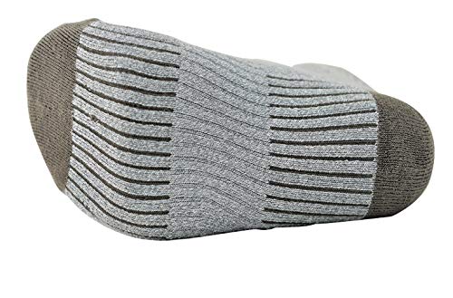 6 Pack Redback Boots Everyday Quarter Ankle Sock LIGHT GREY2