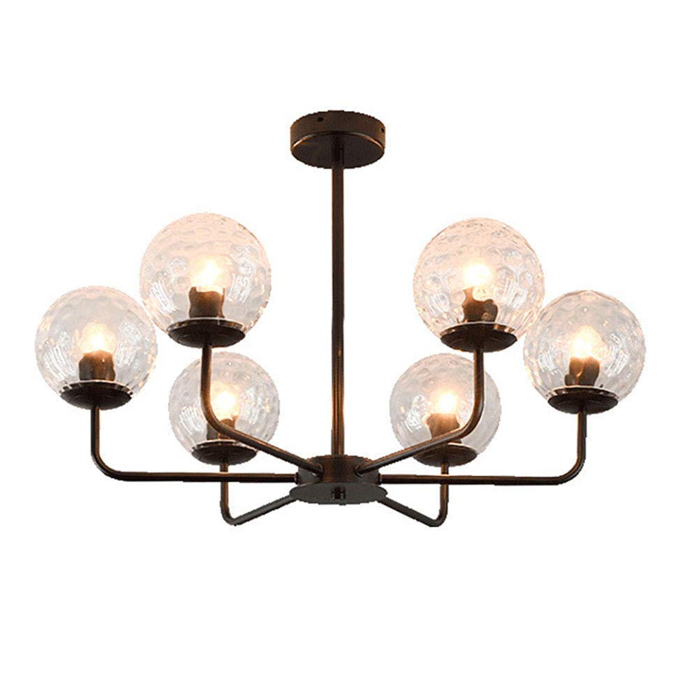 LYMSXAZOU Mid Century 10Light Chandelier Adjustable Industrial Pendant Light Fixture for Kitchen Dining Room Living RoomModern Black Ceiling Lighting