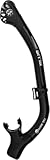 Cressi Adult Dry Snorkel - Silicone Mouthpiece and Splash Guard to Prevent Water Entry - Orion Dry - Designed in Italy