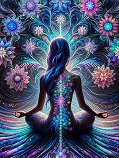 Comprar Puzzle Art 1000 piezass - Abstract Yoga - Colourful Jigsaw - Fun Juego Juguete Educational Juego For Adult Posters TR312KS