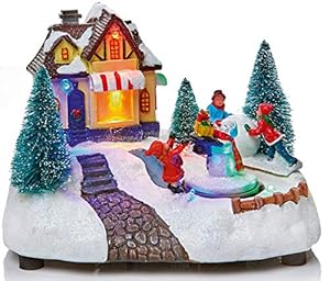 Life Is Good Tradycyjna Wioska LED Scena