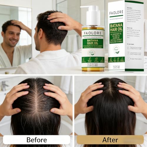 Aceite para el cabello de escualano y máscara batana anticuida total 5