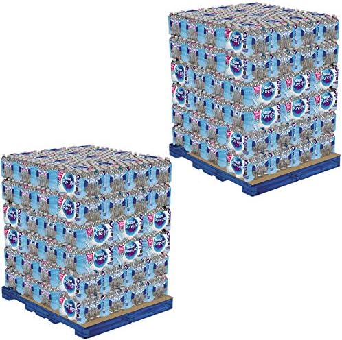 Nestle - Pure Life Purified Bottled Water, 1/2 Liter (16.9 Oz) - 2 Pallets 156 Case
